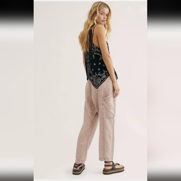 Free People Desert Daze Harem Utility Pants - Picture 3 of 6